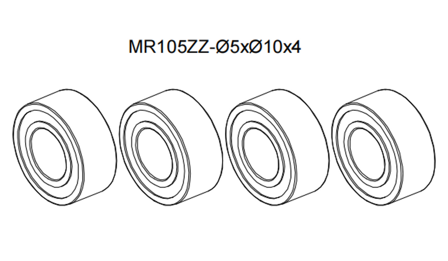 Goosky RS7 Tail Grip Bearing