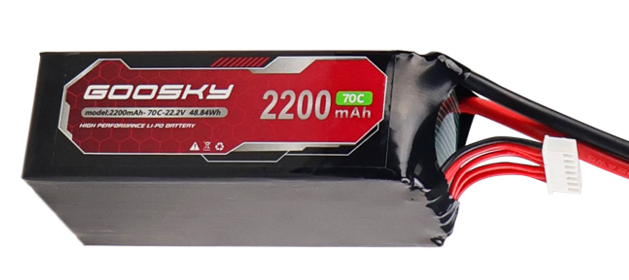 Goosky 6S 2200mAh 70C Lipo Battery