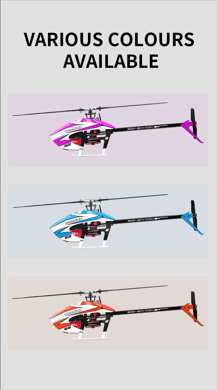 Goosky S2 Max Helicopter - Bind N Fly