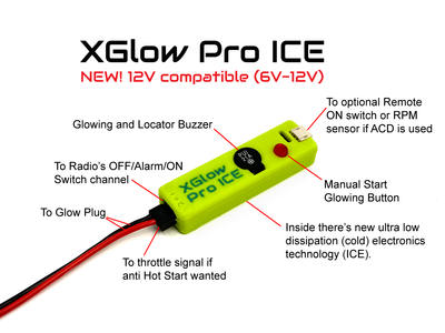 XGLOW PRO ICE GLOW PLUG IGNITER v4