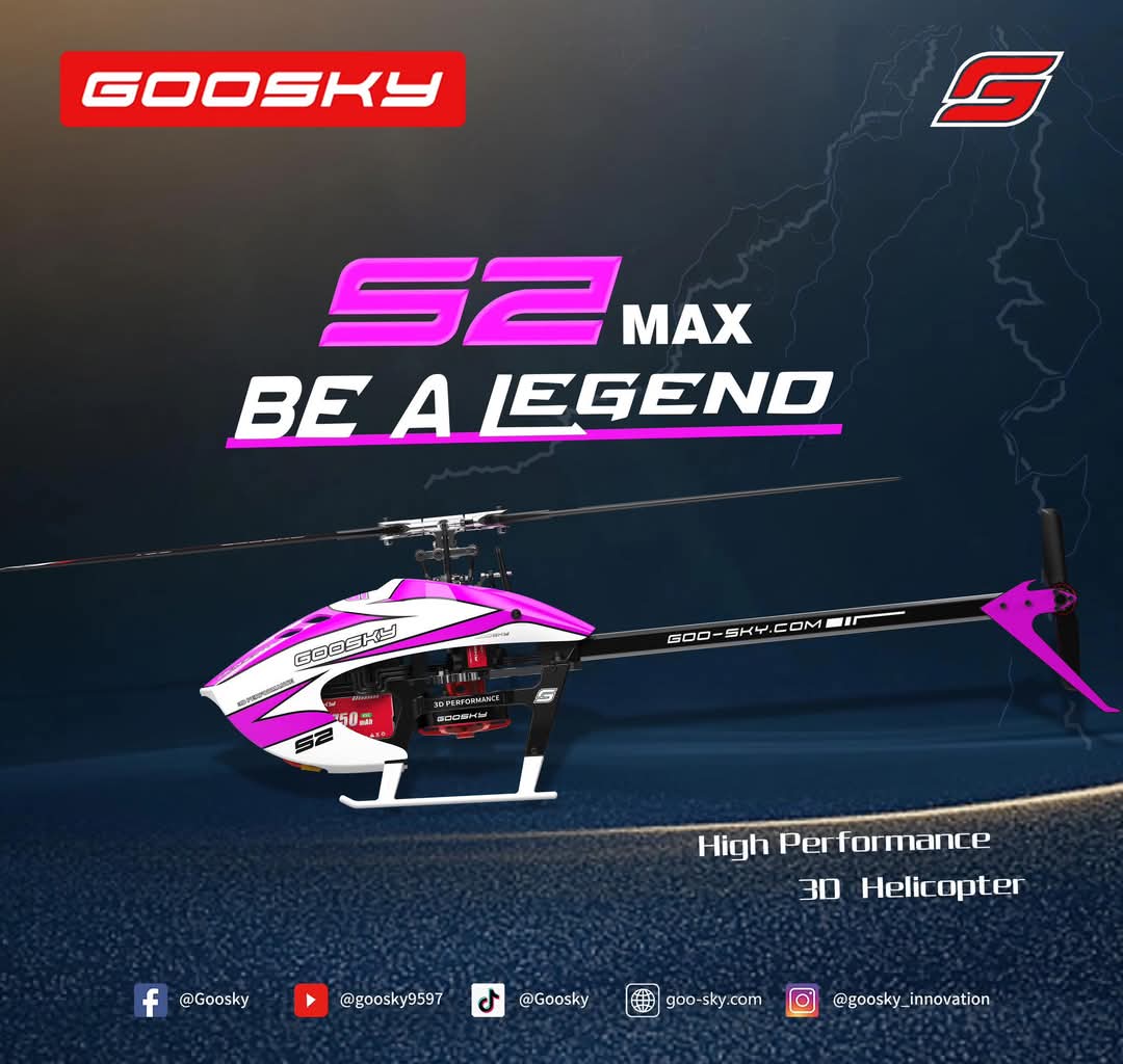 Goosky S2 Max Helicopter - Bind N Fly