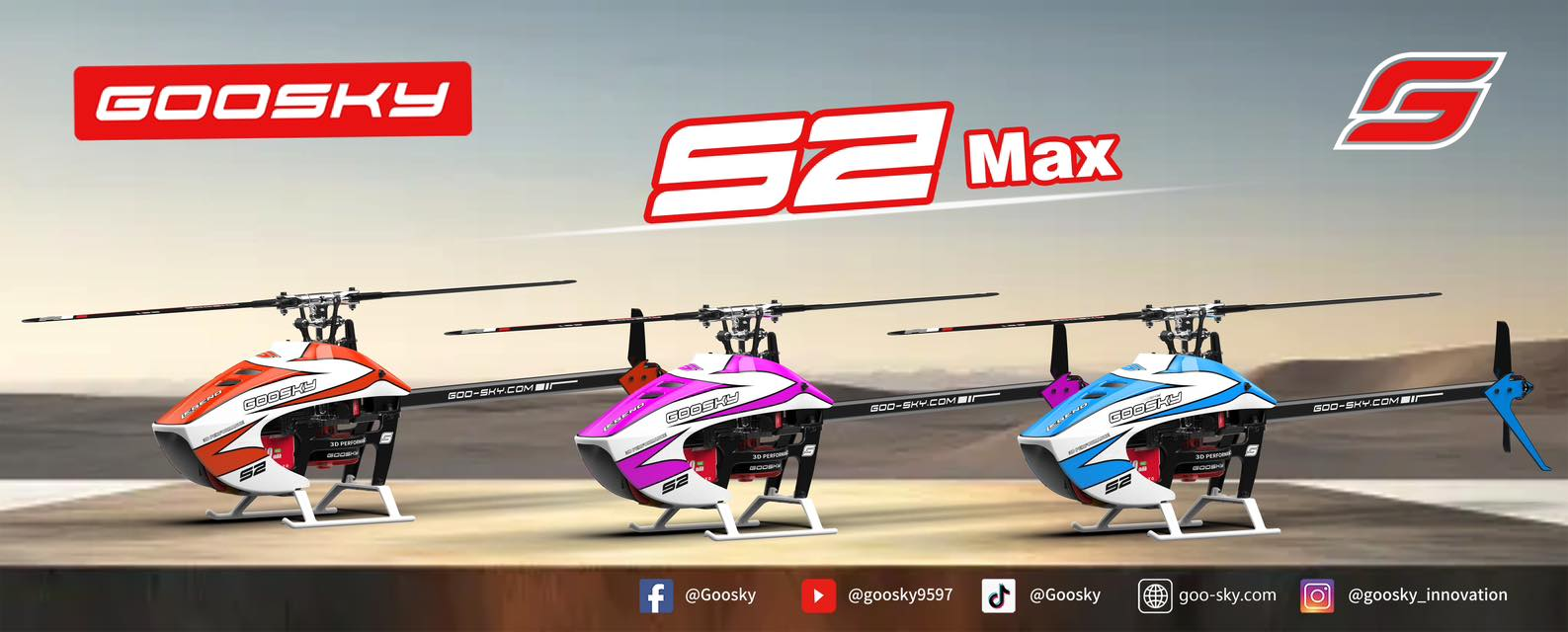 Goosky S2 Max Helicopter - Bind N Fly