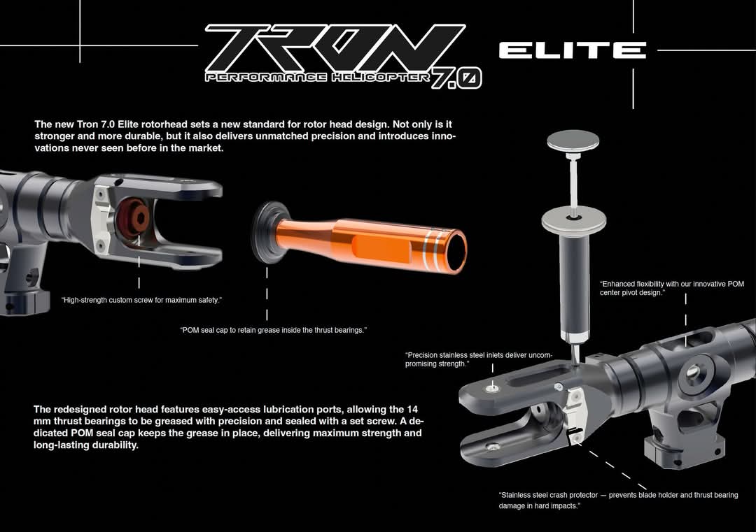 Introducing the Tron 7.0 ELITE product information. Release date is set to 31.10.2025