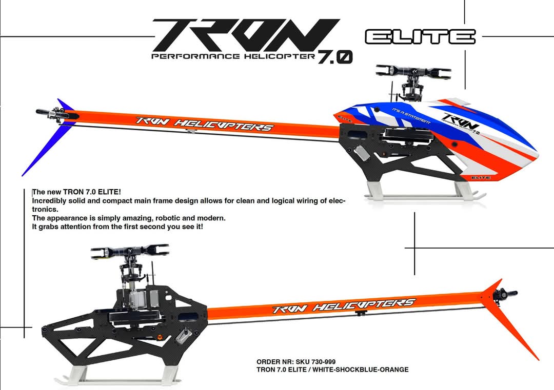 Introducing the Tron 7.0 ELITE product information. Release date is set to 31.10.2025