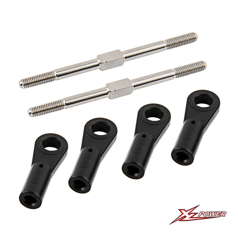 XL70H14 Titanium Rotor Head Linkage Rod Set