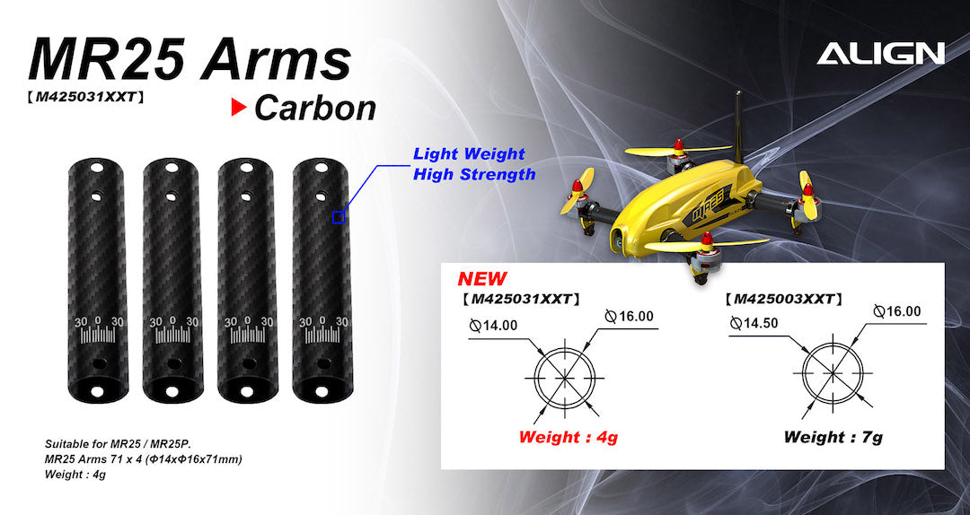 M425031XX MR25 Carbon Arms