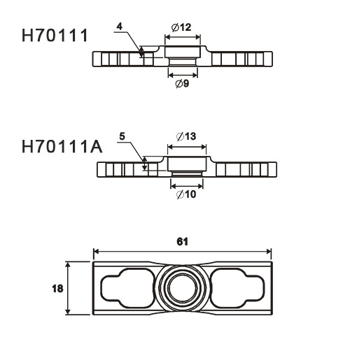 700E V2 Motor Pinion Gear Bearing Mount H70111A