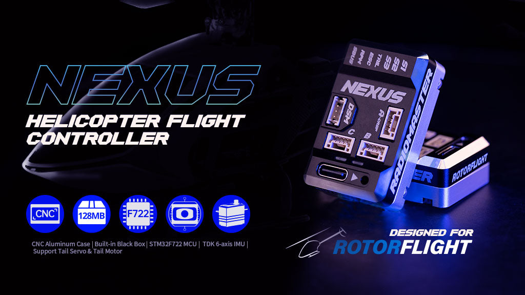 Radiomaster Nexus flybarless