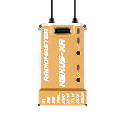 NEXUS-XR Helicopter Flight Controller Integrated 2.4GHz ExpressLRS Receiver - Gold