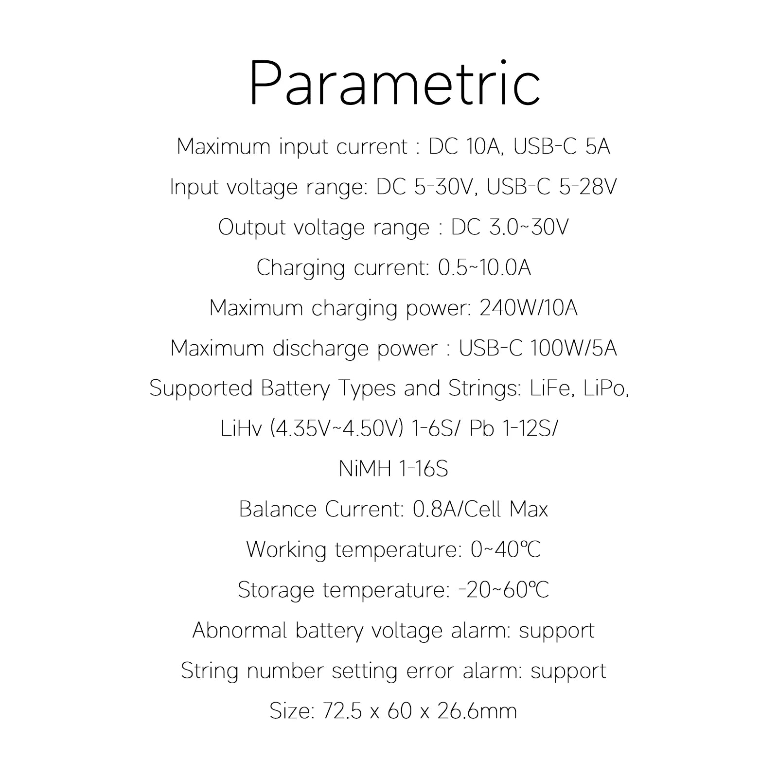 ISDT 608PD DC 240W 10A USB C 140W 5A Smart Digital Charger