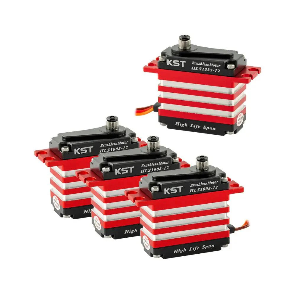 KST - HLS 12V Brushless  Servo combo (HLS3008-12 & HLS1535-12)