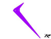 Elite Tail fin purple TR735-411