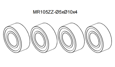 Goosky RS7 Tail Grip Bearing