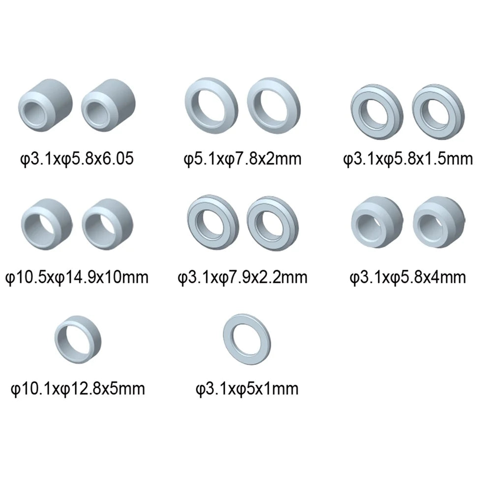 Goosky RS7 Spacer Sleeve Set