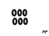 Tron Head dampeners 90 S 6pcs. TR584-890
