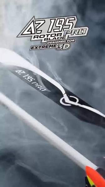 AZ-195MM Pro - Azure Power AZ-195mm Carbon Fiber Main Blade