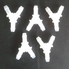 Min air 3400-46 Plastic In-Line -T- Fitting - Pack of 5