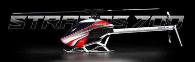 Stratos 700 with Azure Power 700 Pro main blades + 105 Pro tail blades:   Pre order