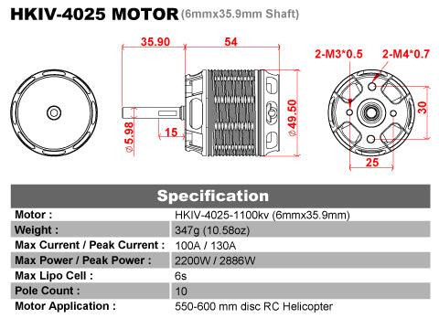 Scorpion HKIV-4025-1100KV