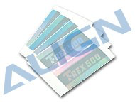 T-REX 500 flybar-paddle-sticker.  H50058