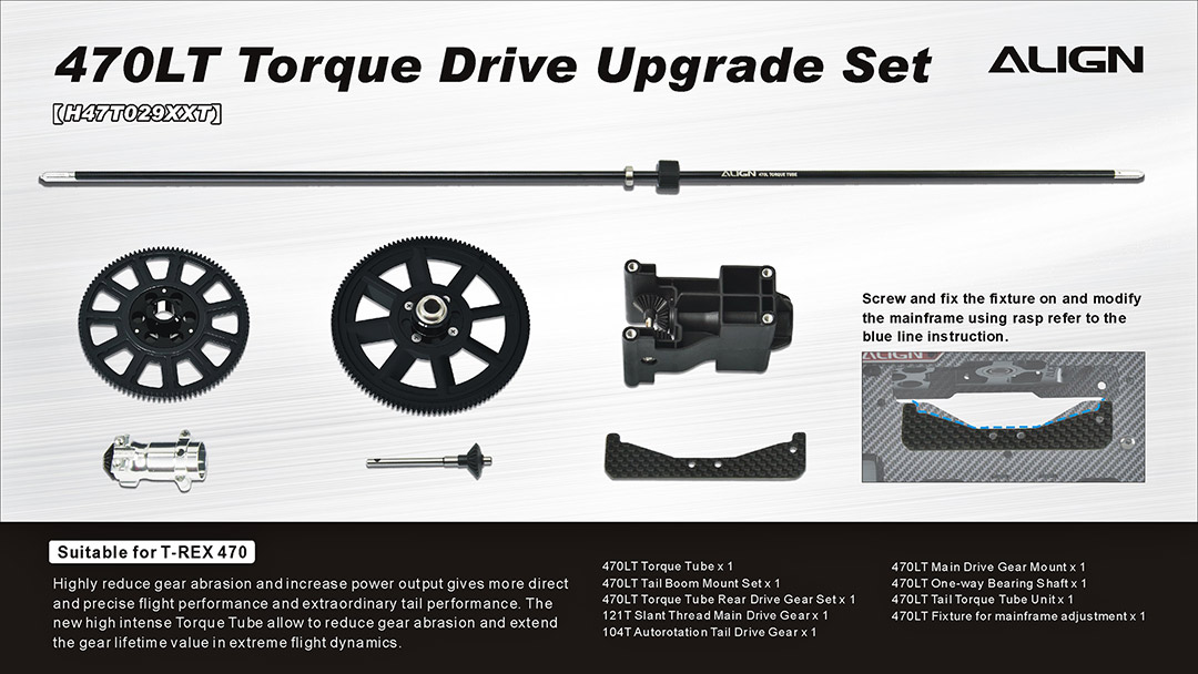 470LT Torque Drive Upgrade Set H47T029XX